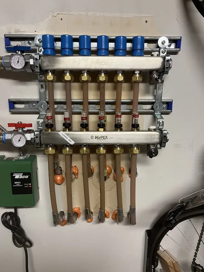 Plumber performing Leak Detection at a residential property in Riley